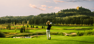 Golf Italien Toskana Weinlandschaft Golfurlaub Resort